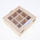 Maxbell Wooden Jewelry Case Necklace Bracelet Earrings Storage Box Jewelry Holder Pad for Home Stores Glass Cover