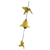 Maxbell Double Hummingbird Windchimes Garden Outdoor Hanging Bell Home Fengshui Decoration