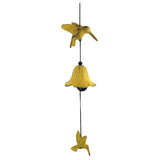 Maxbell Double Hummingbird Windchimes Garden Outdoor Hanging Bell Home Fengshui Decoration