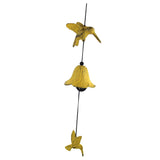 Maxbell Double Hummingbird Windchimes Garden Outdoor Hanging Bell Home Fengshui Decoration