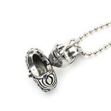 Maxbell Stainless Steel Purse Shape Perfume Bottle Necklace Essential Oil Necklace/Ashes Urn Pendant Necklace with Chain 75cm, A Perfect Gift for Women Men