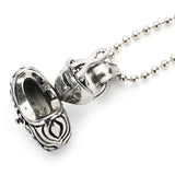 Maxbell Stainless Steel Purse Shape Perfume Bottle Necklace Essential Oil Necklace/Ashes Urn Pendant Necklace with Chain 75cm, A Perfect Gift for Women Men