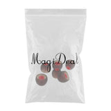 Maxbell 3.8mm Silicone In-Ear Earphone Covers Earbud Tips 3pairs Profession Protect Your Ears (Black Red)