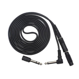 Maxbell 6.35mm Right Anlge to 6.35mm Straight Instrument Guitar Cable for Guitar Amplifier