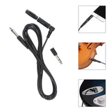 Maxbell 6.35mm Right Anlge to 6.35mm Straight Instrument Guitar Cable for Guitar Amplifier