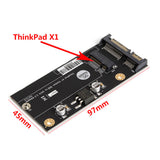 Maxbell 20+6Pin Solid State Disk SSD To SATA 2.5inch Adapter Card for ThinkPad X1 Carbon