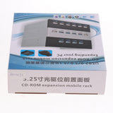 Maxbell 5.25'' Optic Front Panel USB Hub With Dual USB2.0 2Ports & HD AUDIO port 9Pin