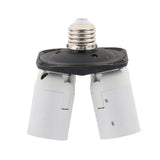 Maxbell 1 to 4 E27 Light Bulb Socket Splitter Adaptor Photography Lamp Base Holder - Which can Improve Imaging Brightness