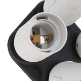 Maxbell 1 to 4 E27 Light Bulb Socket Splitter Adaptor Photography Lamp Base Holder - Which can Improve Imaging Brightness