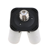 Maxbell 1 to 4 E27 Light Bulb Socket Splitter Adaptor Photography Lamp Base Holder - Which can Improve Imaging Brightness