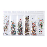 Maxbell Nail Art Rhinestones 3D Bling Glass Diamond Tips Beauty Decor Nails Charms