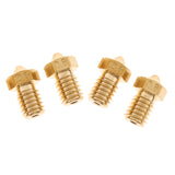 Maxbell 4Pcs 0.8mm 3D Printer Extruder Nozzle Printhead Brass Copper for 1.75mm Filament