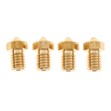 Maxbell 4Pcs 0.8mm 3D Printer Extruder Nozzle Printhead Brass Copper for 1.75mm Filament