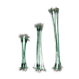 Maxbell 72Pcs Fishing Lure Trace Wire Leader Tackle  Snap Link Swivel 3 Sizes