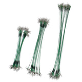 Maxbell 72Pcs Fishing Lure Trace Wire Leader Tackle  Snap Link Swivel 3 Sizes