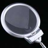 Maxbell 2X 5X Desktop Magnifying Glass with LED Light Dome Reading Aid for Small Fine Print, Photos, Bible, Crafts & Maps