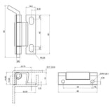 Maxbell Boat Marine RV Motorhome Hardware Locking Cabinet/Gate/Door/Hinge