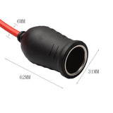 Maxbell 12V Universal Car Cigarette Lighter Plug Extension Cable Charger Power Socket Adapter