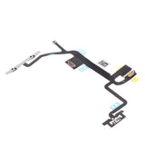 Maxbell Power on off Silent Switch Volume Button Flex Cable Replacment with Brackets / Flash for iPhone 8