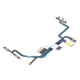 Maxbell Power on off Silent Switch Volume Button Flex Cable Replacment with Brackets / Flash for iPhone 8