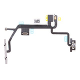 Maxbell Power on off Silent Switch Volume Button Flex Cable Replacment with Brackets / Flash for iPhone 8