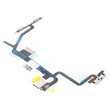 Maxbell Power on off Silent Switch Volume Button Flex Cable Replacment with Brackets / Flash for iPhone 8