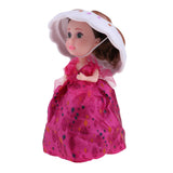 Maxbell Sweet Chocolatey Cupcake Anne Dolls Toys with Surprise, Cake Transform to Princess Doll