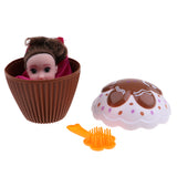 Maxbell Sweet Chocolatey Cupcake Anne Dolls Toys with Surprise, Cake Transform to Princess Doll