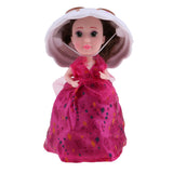 Maxbell Sweet Chocolatey Cupcake Anne Dolls Toys with Surprise, Cake Transform to Princess Doll