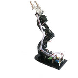 Maxbell 6 DOF Programmable Robot Arm Mechanical Kits with Robot Clamp Claw and Servo DIY Kits Arduino Mounted Unassembly