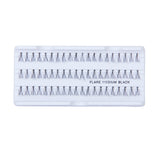 Maxbell 60pcs 12mm Extension Flare Individual Fake False Eyelash Eye Lashes Cluster Makeup Tool