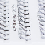 Maxbell 60pcs 12mm Extension Flare Individual Fake False Eyelash Eye Lashes Cluster Makeup Tool