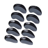 Maxbell Set of 10 Black Gray Iron Wedge Neoprene Golf Club Protective Head Cover Headcovers