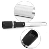 Maxbell Telescopic Cue Extension Extreme Extender for Billiards Pool Cue - Black + Silver