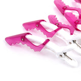 Maxbell 6 PCS Strong Crocodile Hair Styling Clamp Sectioning Clip Salon Hairdressing