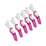 Maxbell 6 PCS Strong Crocodile Hair Styling Clamp Sectioning Clip Salon Hairdressing