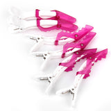 Maxbell 6 PCS Strong Crocodile Hair Styling Clamp Sectioning Clip Salon Hairdressing