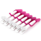 Maxbell 6 PCS Strong Crocodile Hair Styling Clamp Sectioning Clip Salon Hairdressing