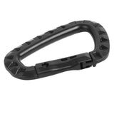 Maxbell Black Carabiner Snap Clip Water Bottle Hook Holder Camping Hiking