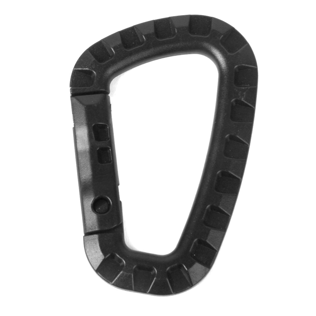 Maxbell Black Carabiner Snap Clip Water Bottle Hook Holder Camping Hiking