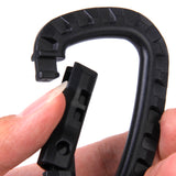 Maxbell Black Carabiner Snap Clip Water Bottle Hook Holder Camping Hiking