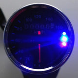 Maxbell Universal Dual Motorcycle Odometer Speedometer Gauge LED Signal Light Lamp