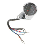 Maxbell Universal Dual Motorcycle Odometer Speedometer Gauge LED Signal Light Lamp