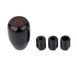 Maxbell Universal Auto Car Manual Gear Lever Stick Red Shift Knob Black