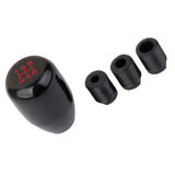 Maxbell Universal Auto Car Manual Gear Lever Stick Red Shift Knob Black