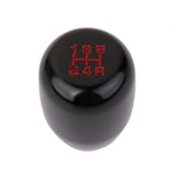 Maxbell Universal Auto Car Manual Gear Lever Stick Red Shift Knob Black