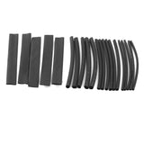 Maxbell 20PCS Assorted PVC Heat Shrinkable Tubing Wire Cable Sleeve 4 Sizes Black