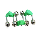 Maxbell 10 Pcs Rod Clamp Sea Fishing Tip Bite Lure Alarm Twin Bell Ring