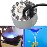 Maxbell 12 LED Lights Pond Fountain Mist Maker Machine Fogger Mister