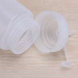 Maxbell White Plastic Sauce Squeeze Bottle Dispenser - 24oz